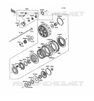 CLUTCH voor Kawasaki VN-15SE 1988