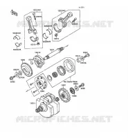 CRANKSHAFT voor Kawasaki VN-15SE 1988