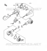 INDICATORS voor Kawasaki VN-15SE 1988