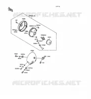 LENS   ZGT00A 009976 voor Kawasaki VN-15SE 1988
