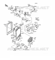 RADIATOR voor Kawasaki VN-15SE 1988