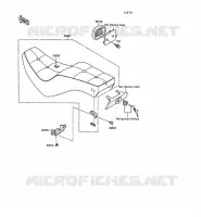SEAT voor Kawasaki VN-15SE 1988