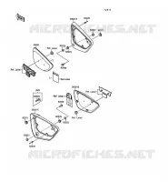 SIDE COWLING voor Kawasaki VN-15SE 1988