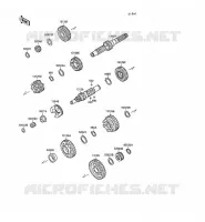TRANSMISSION voor Kawasaki VN-15SE 1988