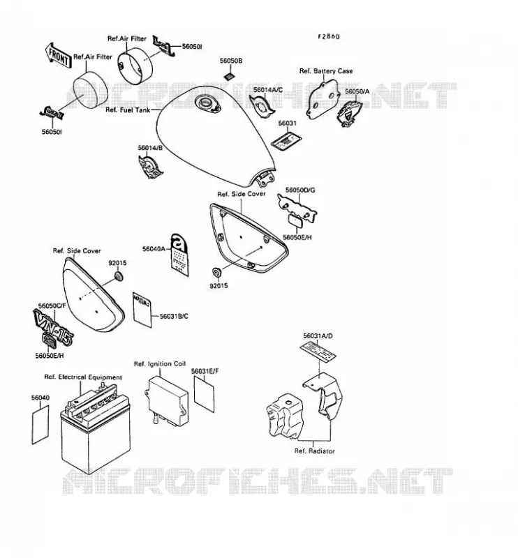 LABELS Kawasaki MOTOS 1500 1988 VN-15SE  VN1500-B2