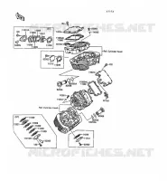 CYLINDER HEAD COVER voor Kawasaki VN-15SE 1990