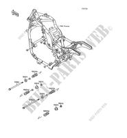 FRAME PARTS (COUVERTURE) voor Kawasaki VN-15 1995