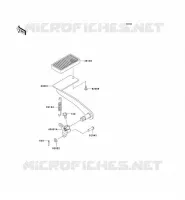 BRAKE PEDAL voor Kawasaki VN1500 CLASSIC 1996
