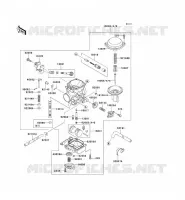 CARBURETOR voor Kawasaki VN1500 CLASSIC 1996