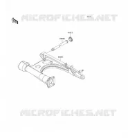 SWINGARM voor Kawasaki VN1500 CLASSIC 1996