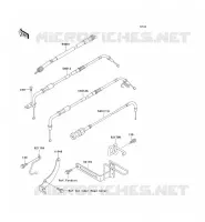 CABLES voor Kawasaki VN1500 CLASSIC 1997