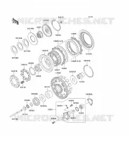 CLUTCH voor Kawasaki VN1500 CLASSIC 1997