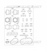 GASKET SET voor Kawasaki VN1500 CLASSIC 1997