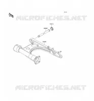 SWINGARM voor Kawasaki VN1500 CLASSIC 1997