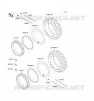 TIRES voor Kawasaki VN1500 CLASSIC 1997