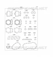 GASKET SET voor Kawasaki VN1500 CLASSIC 1997
