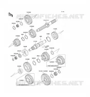 TRANSMISSION voor Kawasaki VN1500 CLASSIC 1997