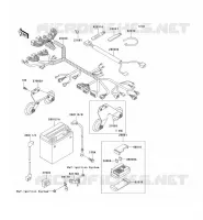 CHASSIS ELECTRICAL EQUIPMENT voor Kawasaki VN1500 CLASSIC 1997