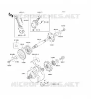 CRANKSHAFT voor Kawasaki VN1500 CLASSIC 1997