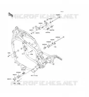 FRAME PARTS (COUVERTURE) voor Kawasaki VN1500 CLASSIC 1997
