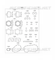 GASKET SET voor Kawasaki VN1500 CLASSIC 1997