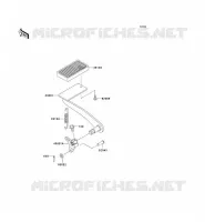 BRAKE PEDAL voor Kawasaki VN1500 CLASSIC 1997
