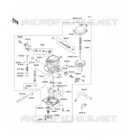 CARBURETOR voor Kawasaki VN1500 CLASSIC 1997