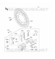 FRONT BRAKE voor Kawasaki VN1500 CLASSIC 1997