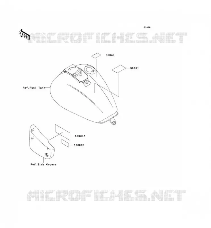 LABELS Kawasaki MOTOS 1500 1997 VN1500 CLASSIC  VN1500-D2