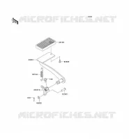 BRAKE PEDAL voor Kawasaki VN1500 CLASSIC 1997