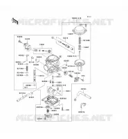 CARBURETOR voor Kawasaki VN1500 CLASSIC 1997