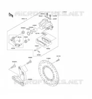 REAR BRAKE voor Kawasaki VN1500 CLASSIC 2002