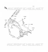 CHASSIS voor Kawasaki VN1500 CLASSIC 1998