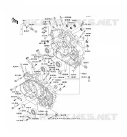 CRANKCASE(S) voor Kawasaki VN1500 CLASSIC 1998