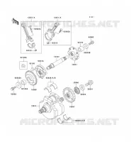 CRANKSHAFT voor Kawasaki VN1500 CLASSIC 1998