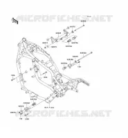 FRAME PARTS (COUVERTURE) voor Kawasaki VN1500 CLASSIC 1998
