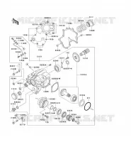 FRONT GEAR voor Kawasaki VN1500 CLASSIC 1998