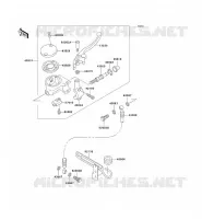 FRONT MASTER CYLINDER voor Kawasaki VN1500 CLASSIC 1998