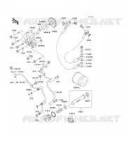 OIL PUMP voor Kawasaki VN1500 CLASSIC 1998