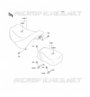 SEAT voor Kawasaki VN1500 CLASSIC 1998