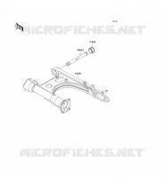 SWINGARM voor Kawasaki VN1500 CLASSIC 1998