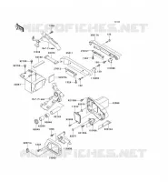 BATTERY BRACKET voor Kawasaki VN1500 CLASSIC 1998