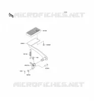 BRAKE PEDAL voor Kawasaki VN1500 CLASSIC 1998
