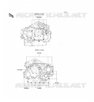 CRANKCASE BOLT voor Kawasaki VN1500 CLASSIC 1998