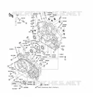 CRANKCASE(S) voor Kawasaki VN1500 CLASSIC 1998