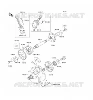 CRANKSHAFT voor Kawasaki VN1500 CLASSIC 1998
