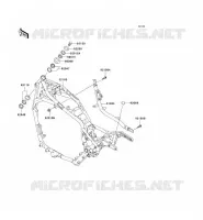CHASSIS voor Kawasaki VN1500 CLASSIC 1998