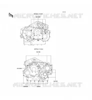 CRANKCASE BOLT voor Kawasaki VN1500 CLASSIC 1998