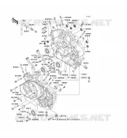 CRANKCASE(S) voor Kawasaki VN1500 CLASSIC 1998