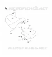 SEAT voor Kawasaki VN1500 CLASSIC 1998